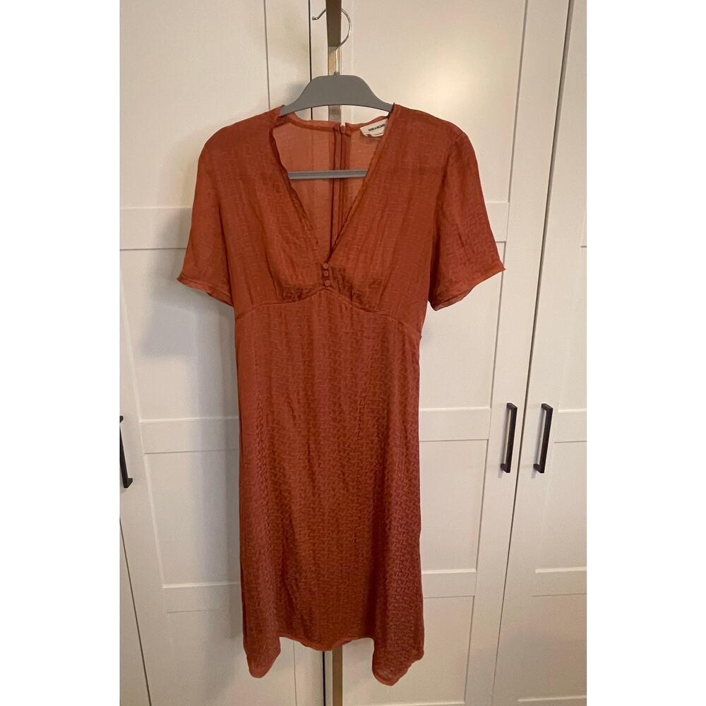 NWT: Zadig & Voltaire Mid Length Sienna Satin Dress - Picture 8 of 10